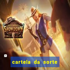 cartela da sorte time de futebol que mais saem